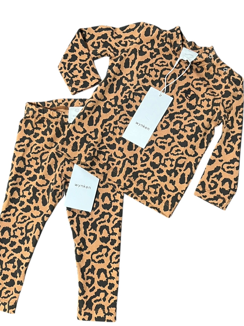 Wynken Animal Print Set 6 Months NWT Luna Cotton Outfit